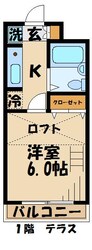 レジデンス拾弐番館の物件間取画像